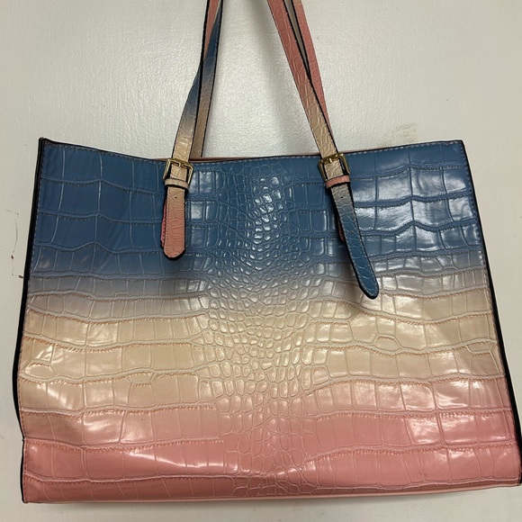 Elegant Ombre Tote/laptop Bag - Picture 3 of 14